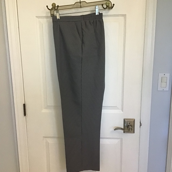 Tradition Black and white gingham pants size 16P - Picture 1 of 2